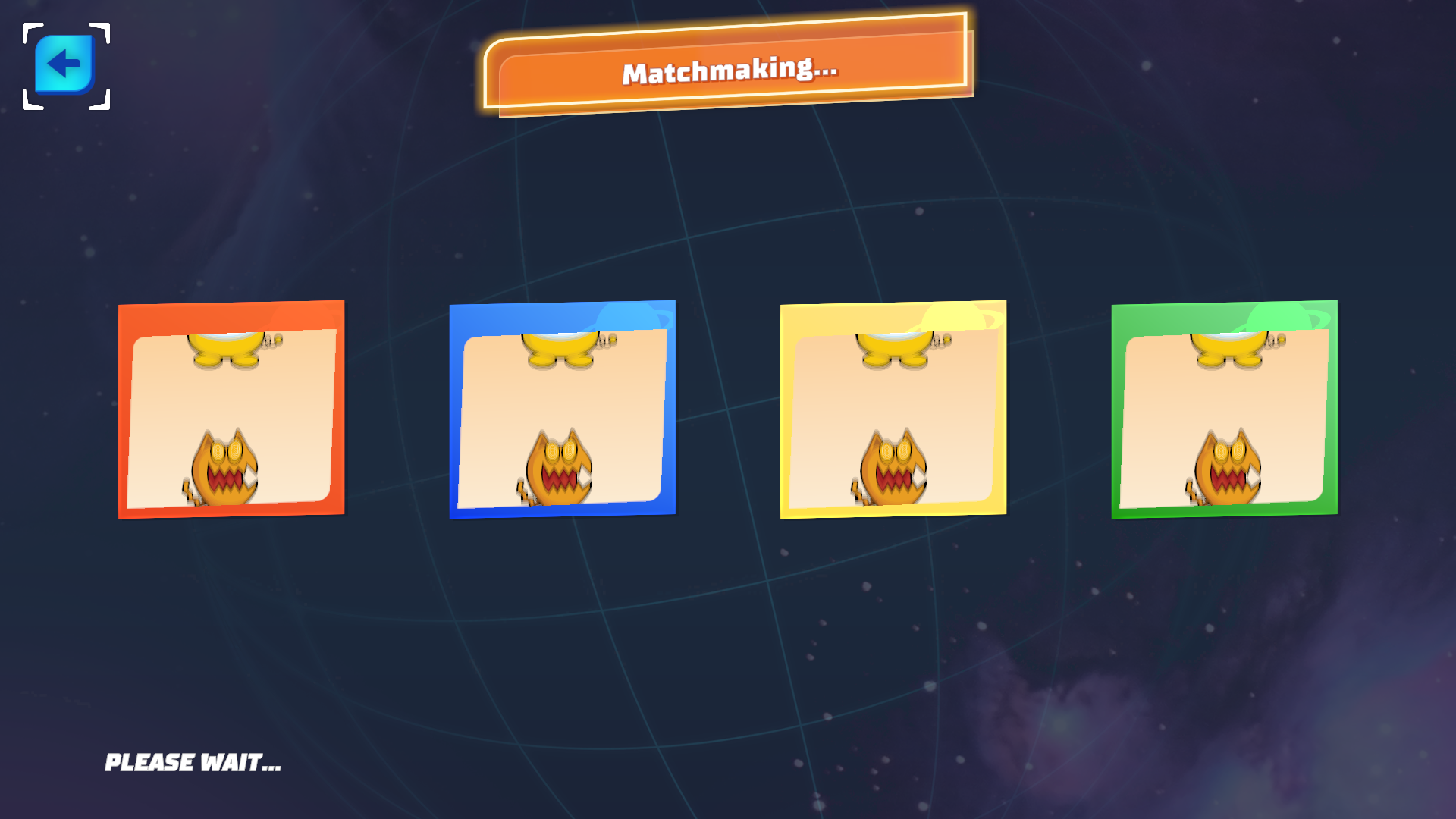 Matchmaking via a quick match in ChuChu Rocket! Universe.